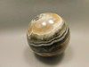 Spirit Stone 2.7 inch Rock Sphere Banded Travertine Arizona #O4