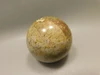 Petrified Palm Wood Sphere 2.15 inch Stone Fossil Indonesia #O36