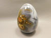 Agate Egg Shaped Stone Carving Large 3.1 inch Polished Rock #O12