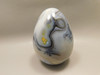 Agate Egg Shaped Stone Carving Large 3.1 inch Polished Rock #O12