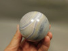 Agate Egg Shaped Stone Carving Large 3.1 inch Polished Rock #O12