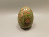 Unakite Egg Shaped 2 inch Pink and Green Stone  Polished Rock #O1