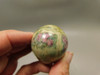 Ruby and Fuchsite Stone Egg Shaped 2 inch Rock #O10