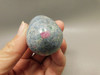 Ruby and Kyanite Stone Egg Shaped 1.8 inch Rock #O11