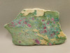 Ruby and Fuchsite Polished Stone Slab Decorator Rock #03