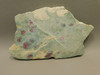 Ruby and Fuchsite Polished Stone Slab Decorator Rock #03