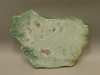 Ruby and Fuchsite Polished Stone Slab Decorator Rock #04