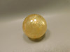 Honey Calcite Stone 1.4 inch Sphere Rock 36 mm Crystal Ball #O28