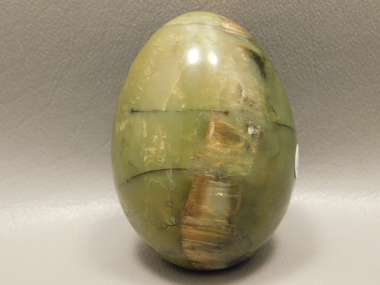 Arizona Pietersite Gemstone Egg Carving Rare 2.3 inch Tigereye #O5-