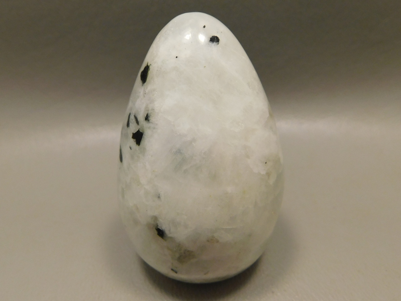 Moonstone Egg 2.25 inch Polished Rock Rainbow Gemstone India #O3