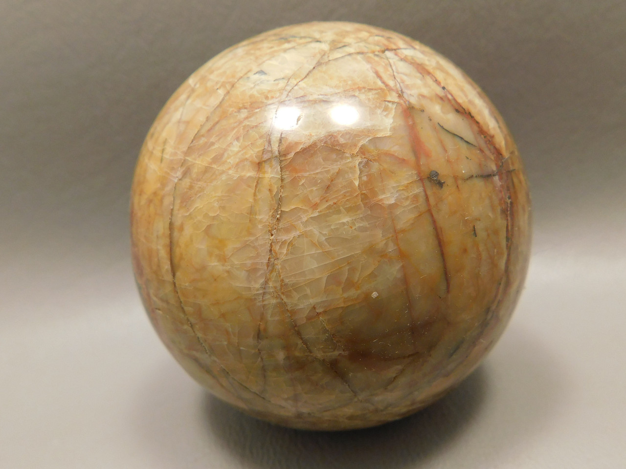 Cherry Creek Jasper Sphere 2.25 inch Stone Picasso Jasper 60 mm Ball #O6