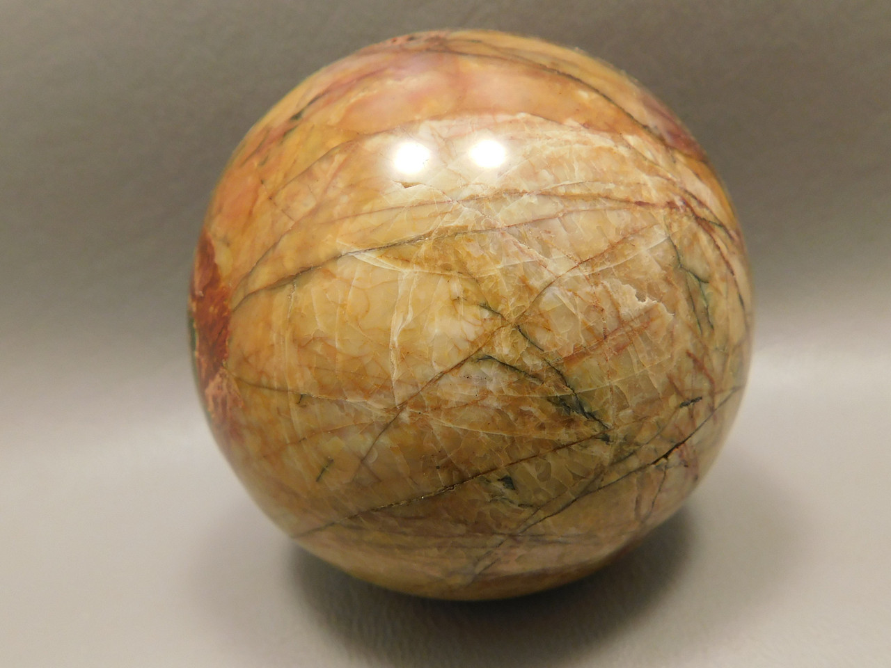 Cherry Creek Jasper Sphere 2.25 inch Stone Picasso Jasper 60 mm Ball #O6