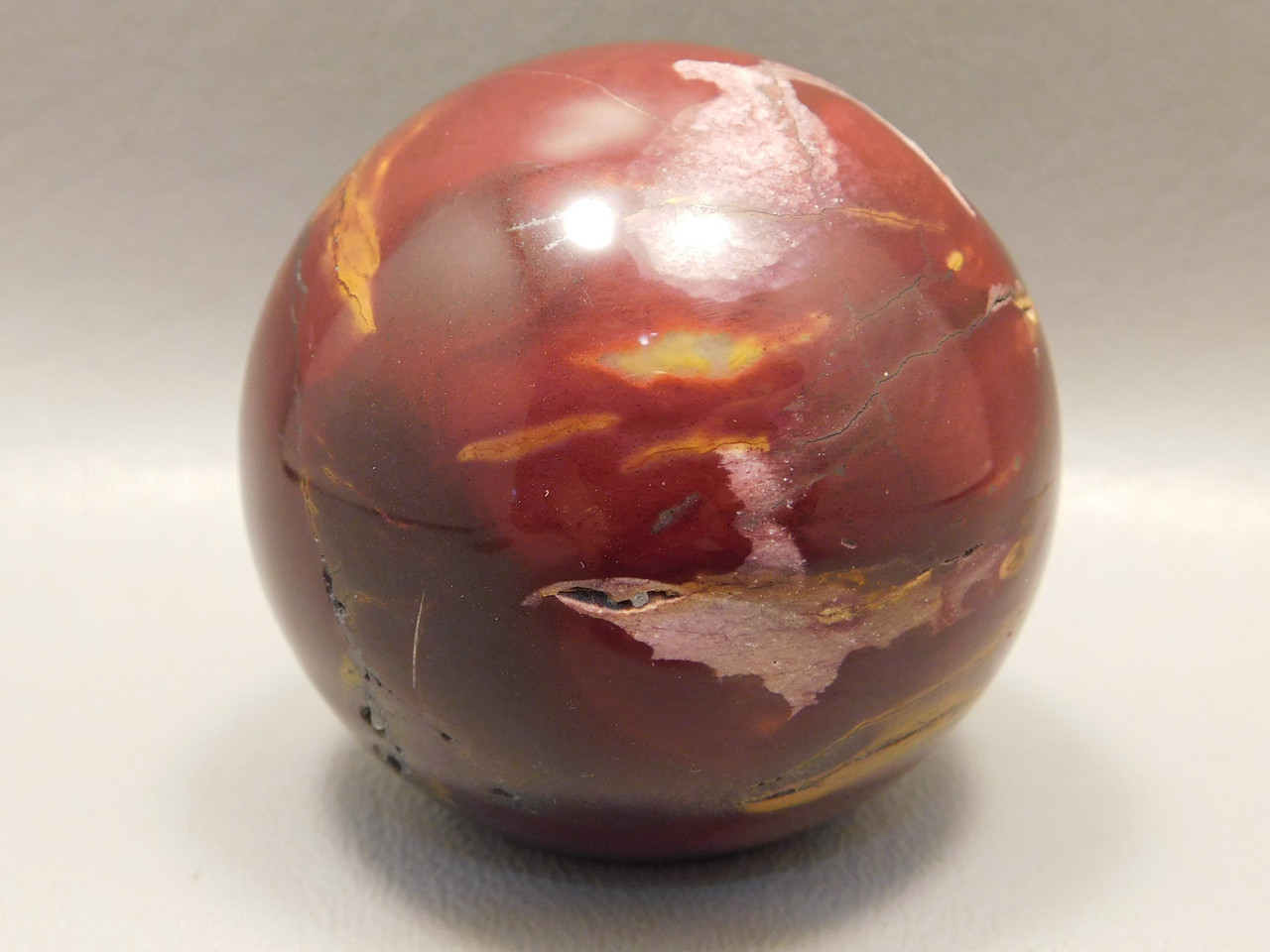 Mookaite Jasper 2 inch Sphere Shaped Stone Australia 50 mm #O34