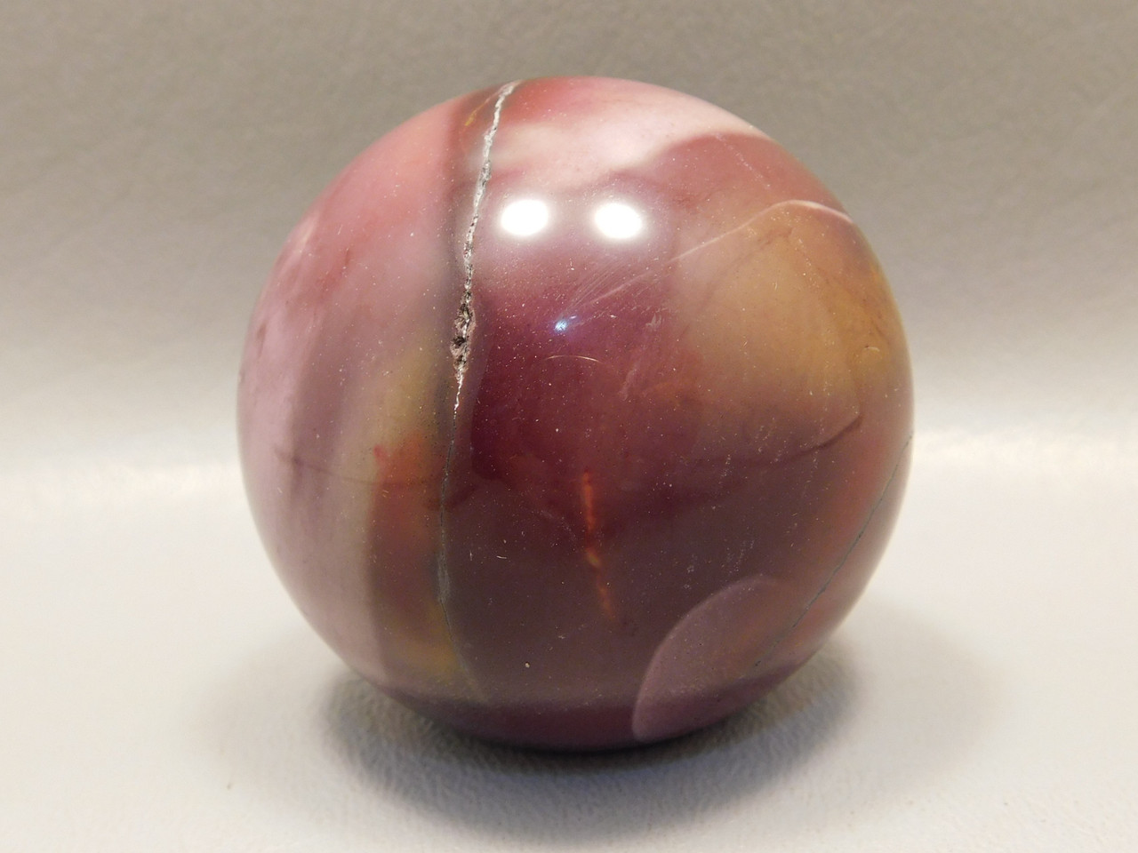 Mookaite Jasper 2 inch Sphere Shaped Stone Australia 50 mm #O35