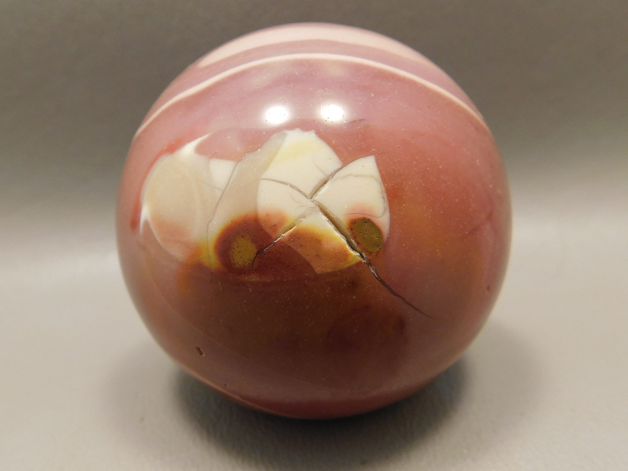 Mookaite Jasper 2 inch Sphere Shaped Stone Australia 50 mm #O36