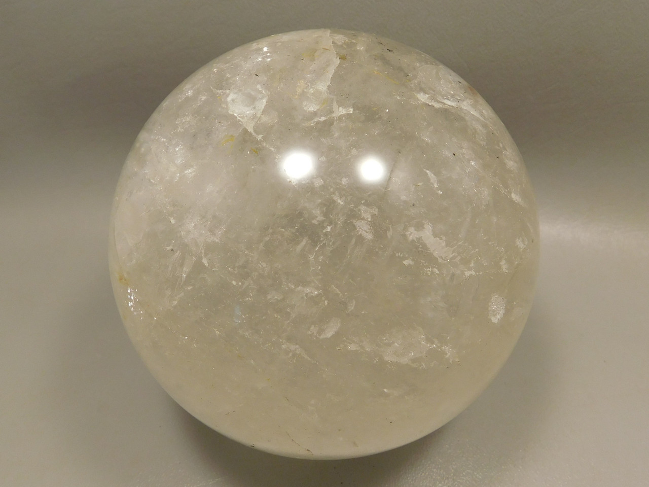 Natural Quartz Crystal Ball Large 4.2 inch Polished Stone Sphere #O1