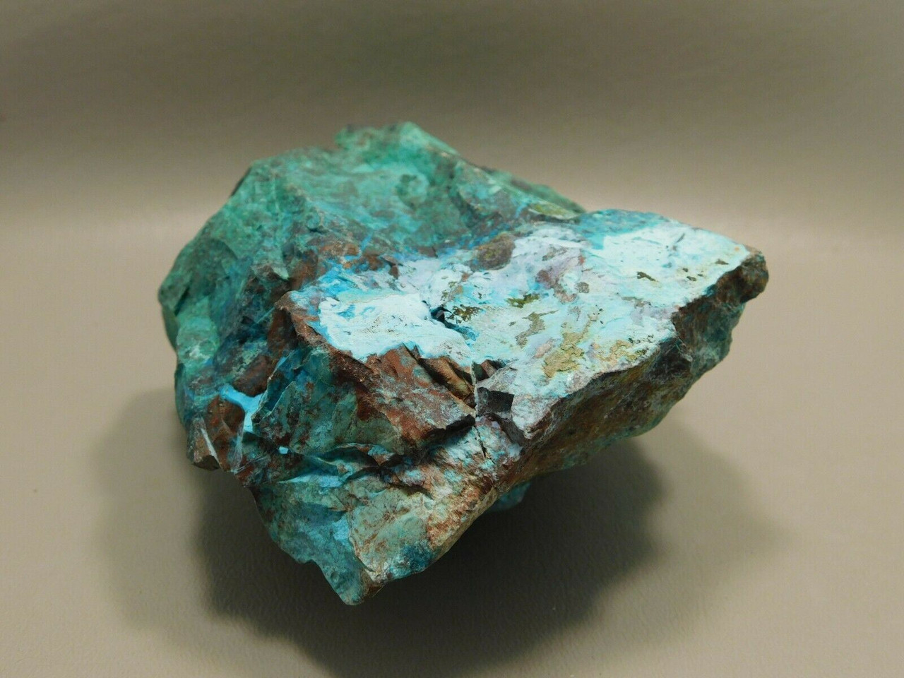 Drusy Chrysocolla Natural Mineral Specimen Druse Rough Rock #O12