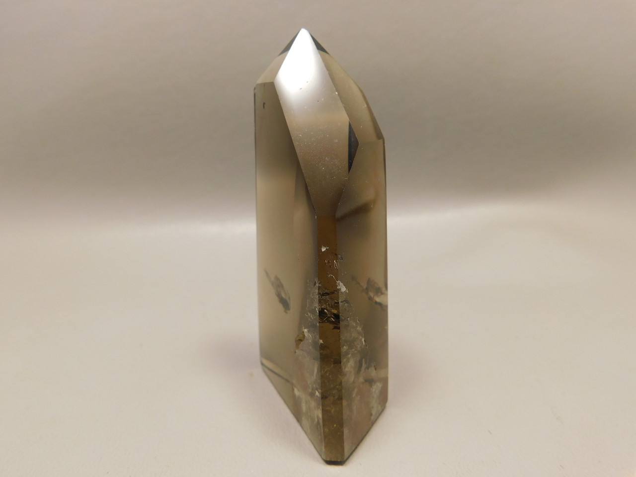 Smoky Quartz Crystal 3.25 inch Polished Point Tower #O6