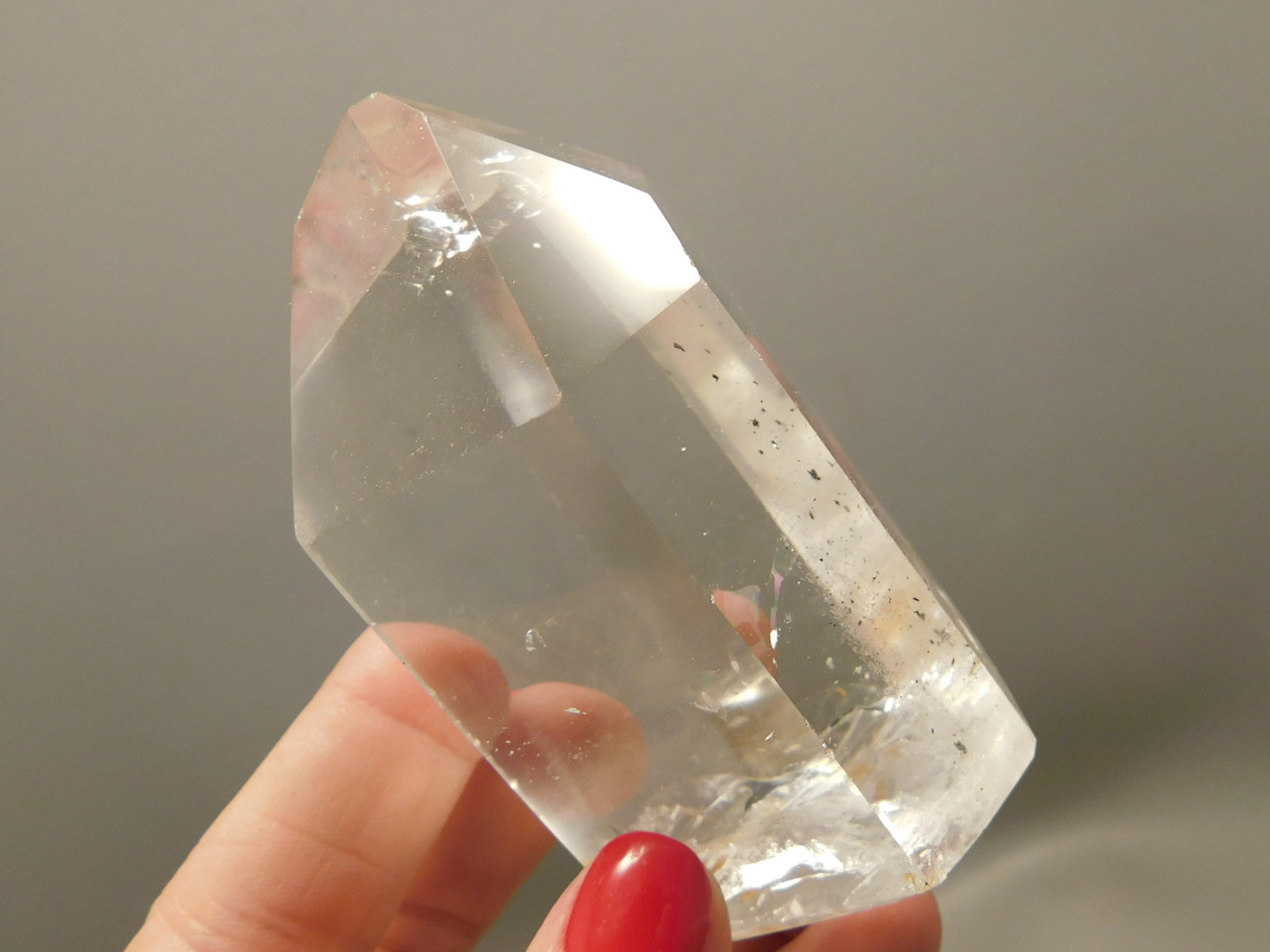 Clear Quartz Crystal Natural 2.86 inch Polished Point Tower Rock #O8