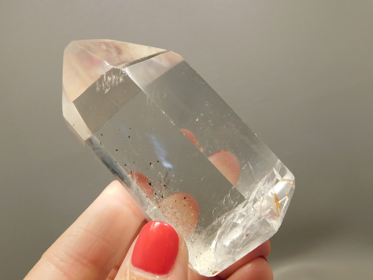 Clear Quartz Crystal Natural 2.86 inch Polished Point Tower Rock #O8