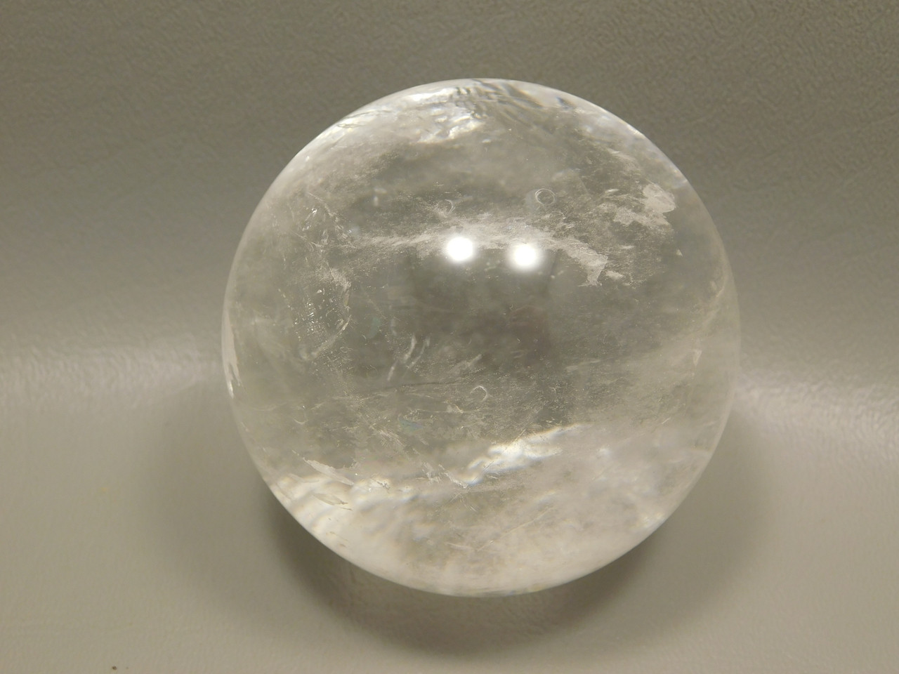 38mm Quartz Whiskey Stone - flat bottom sphere