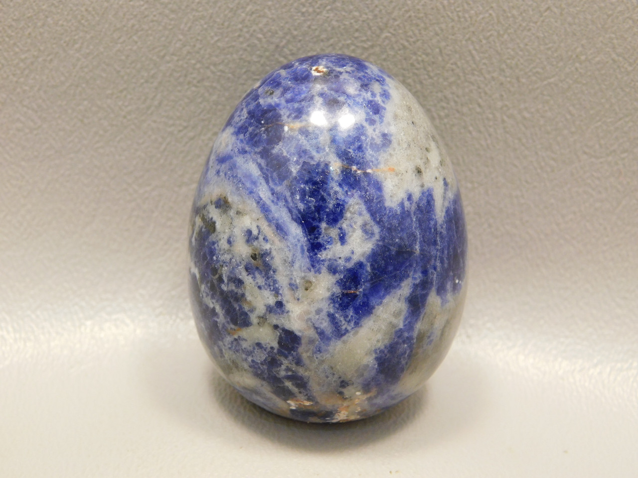 Sodalite Stone Egg 2 inch 50 mm Blue Gemstone Brazil #O12