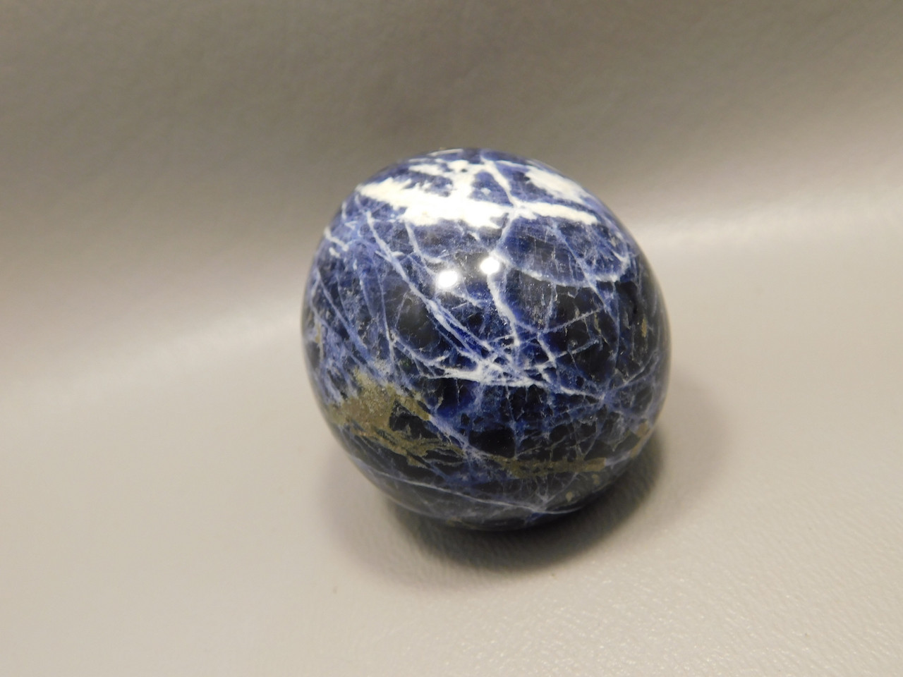 Sodalite Stone Egg 2 inch 50 mm Blue Gemstone Brazil #O12