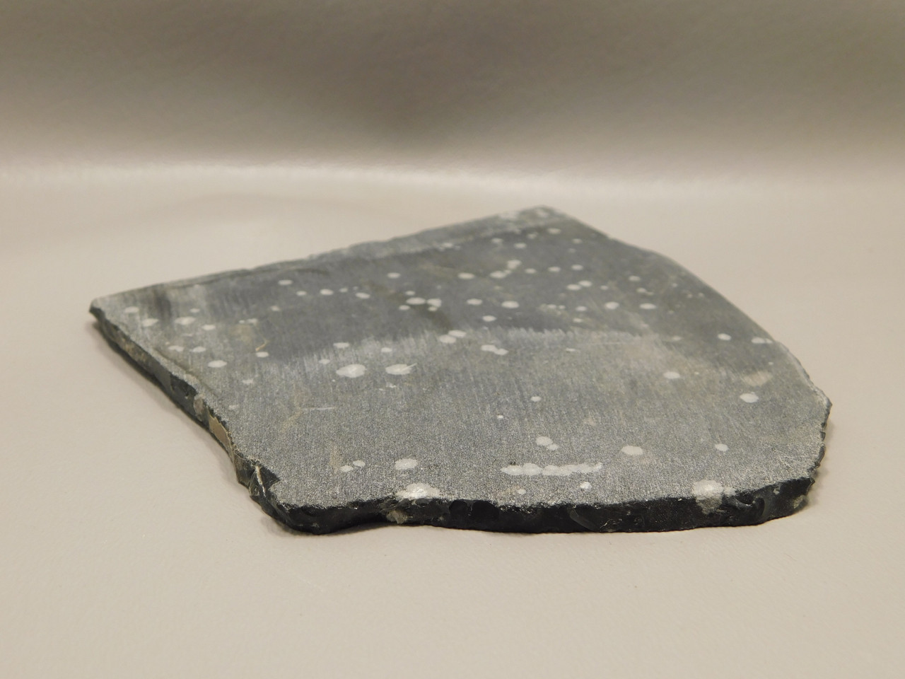 Snowflake Obsidian Stone Slab Lapidary Polka Dot Rough Rock #O1