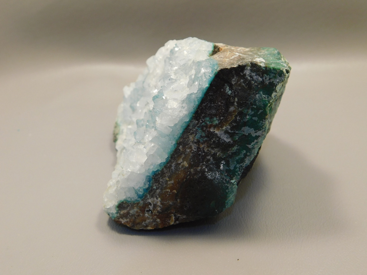 Drusy Chrysocolla Natural Mineral Specimen Druse Rough Rock #O16