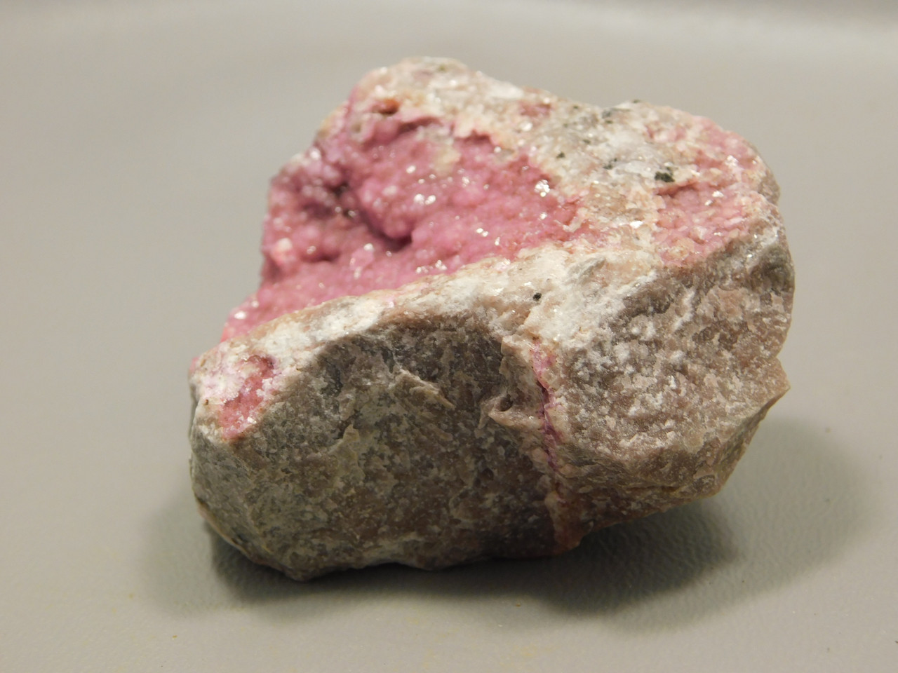 Pink Druse Crystals Cobaltocalcite  Natural Mineral Specimen Rock #O17