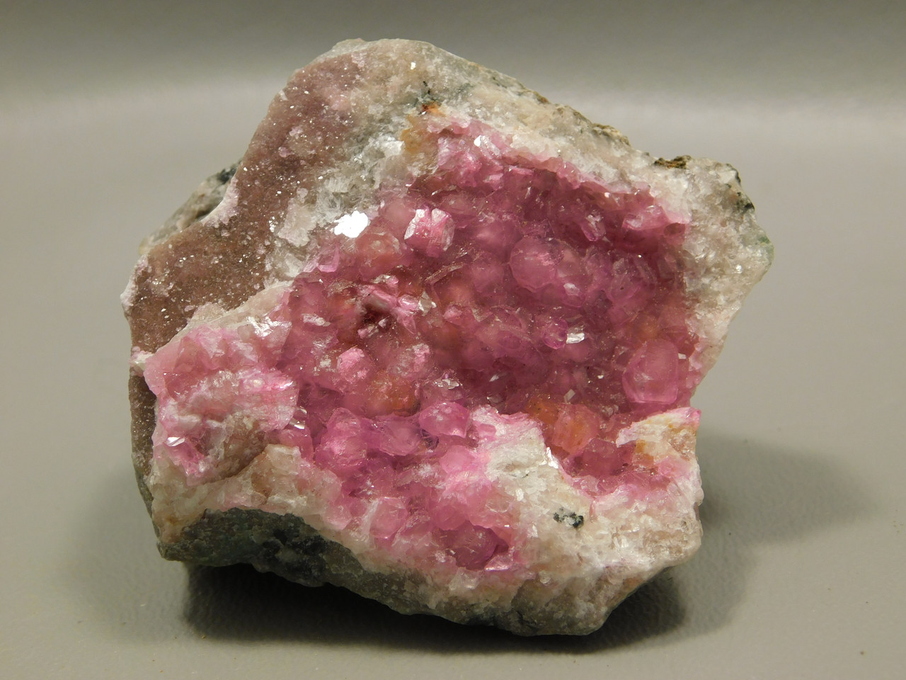 Pink Druse Crystals Cobaltocalcite  Natural Mineral Specimen Rock #O19