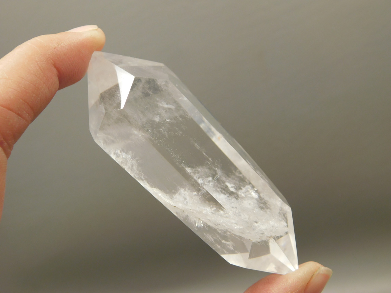 Clear Quartz 3 inch Double Terminated Crystal Point Gemstone #O3