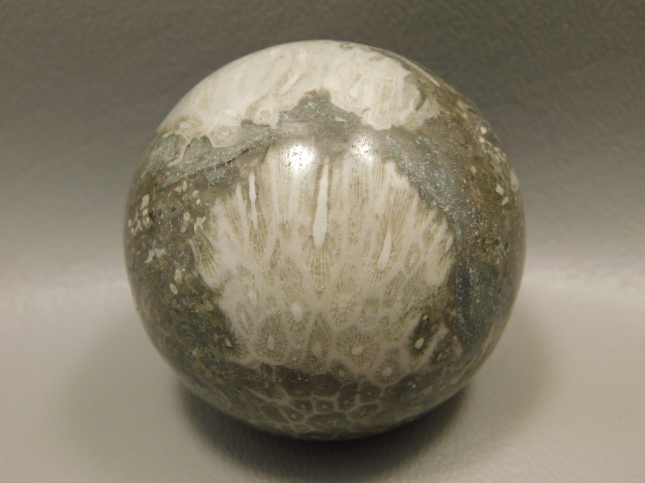 Agatized Coral Jasper Stone Sphere 2 inch 50 mm Ball #O2