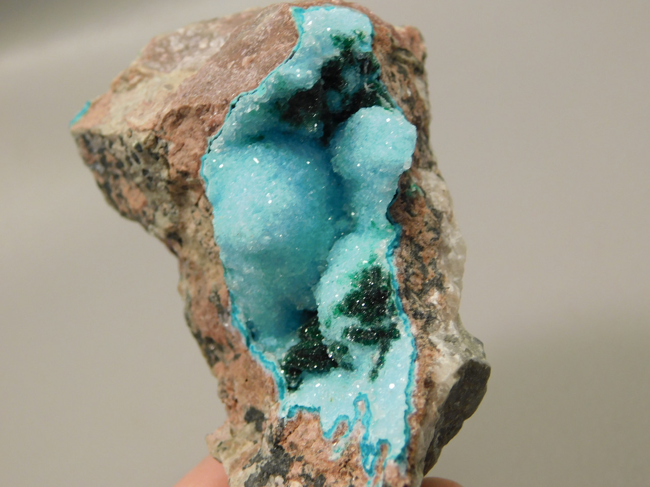 Drusy Chrysocolla Natural Mineral Specimen Druse Rough Rock #O23