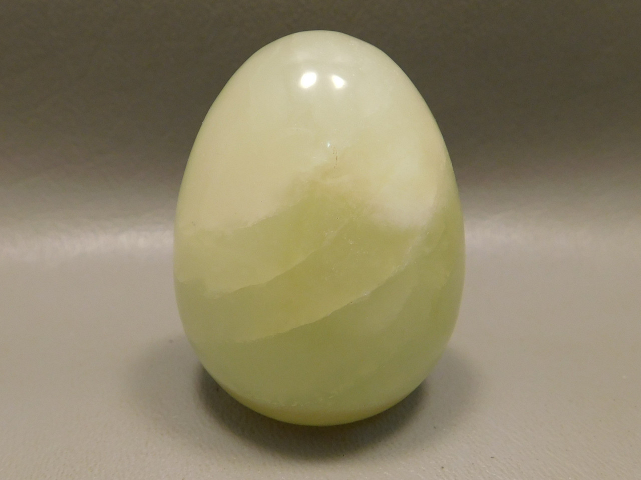 Serpentine Stone Egg 2 inch Yellow Green Gemstone Rock New Jade #O3