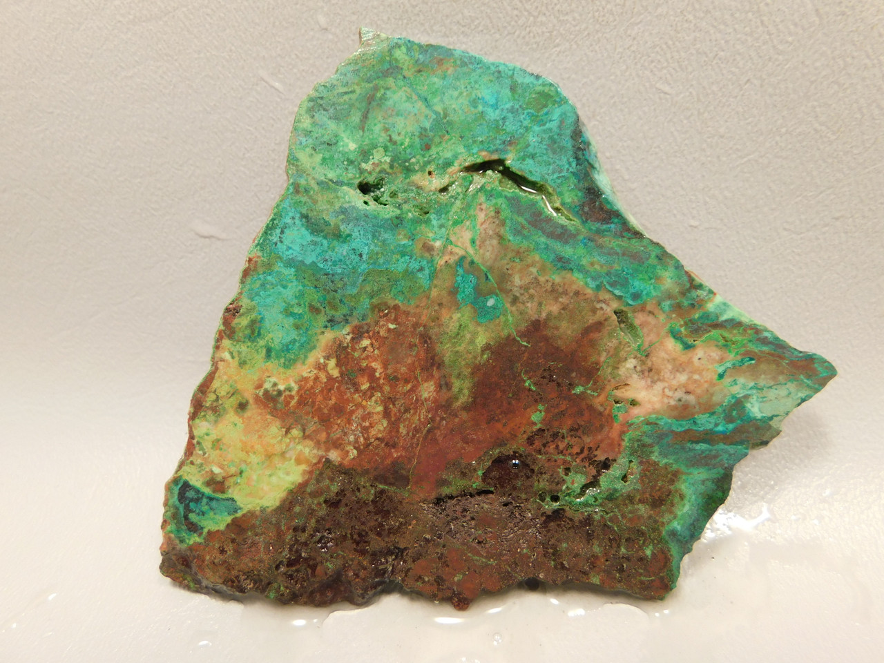 Parrot Wing Chrysocolla Malachite Stone Slab Rough Rock #O14