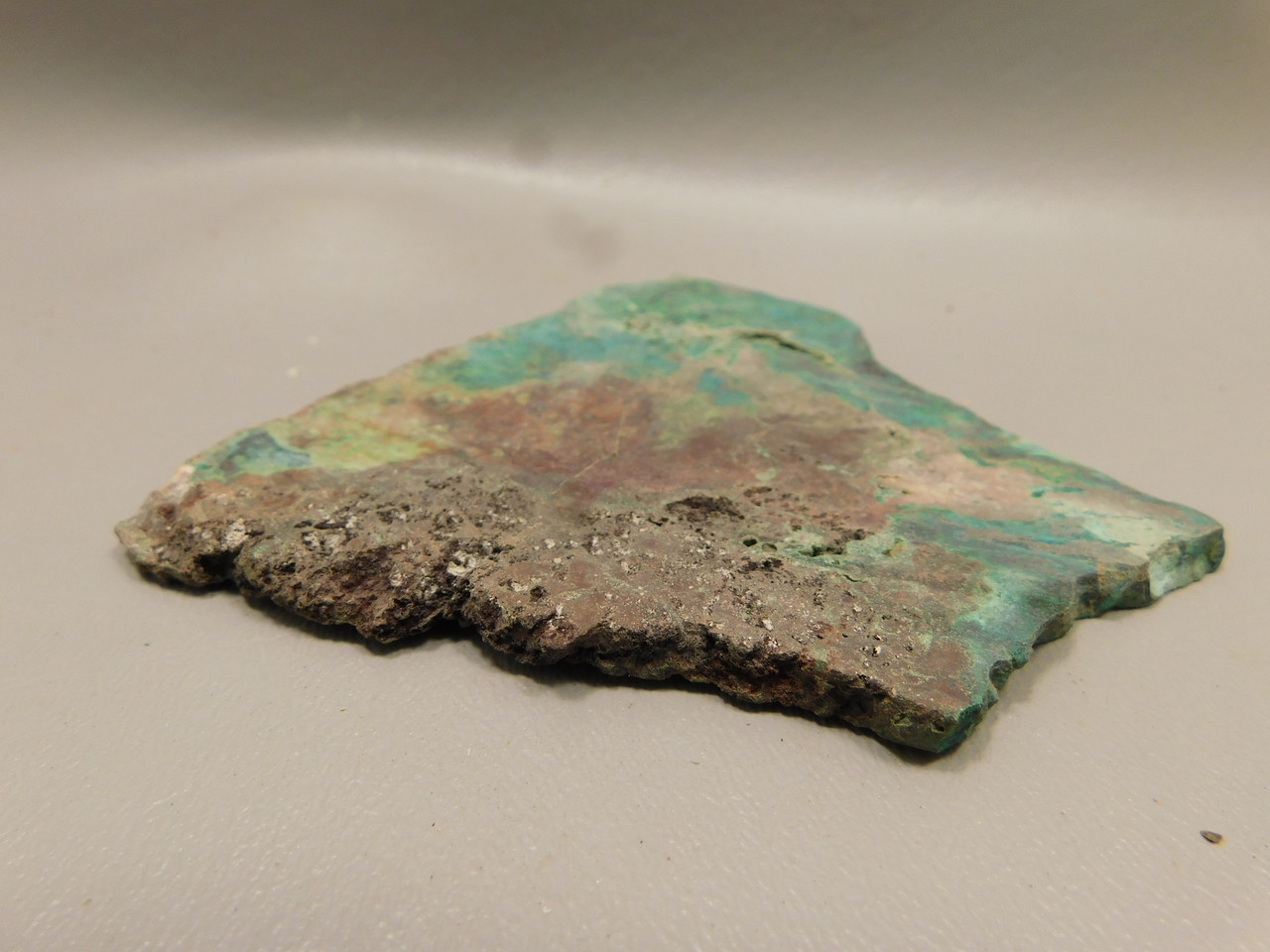 Parrot Wing Chrysocolla Malachite Stone Slab Rough Rock #O14