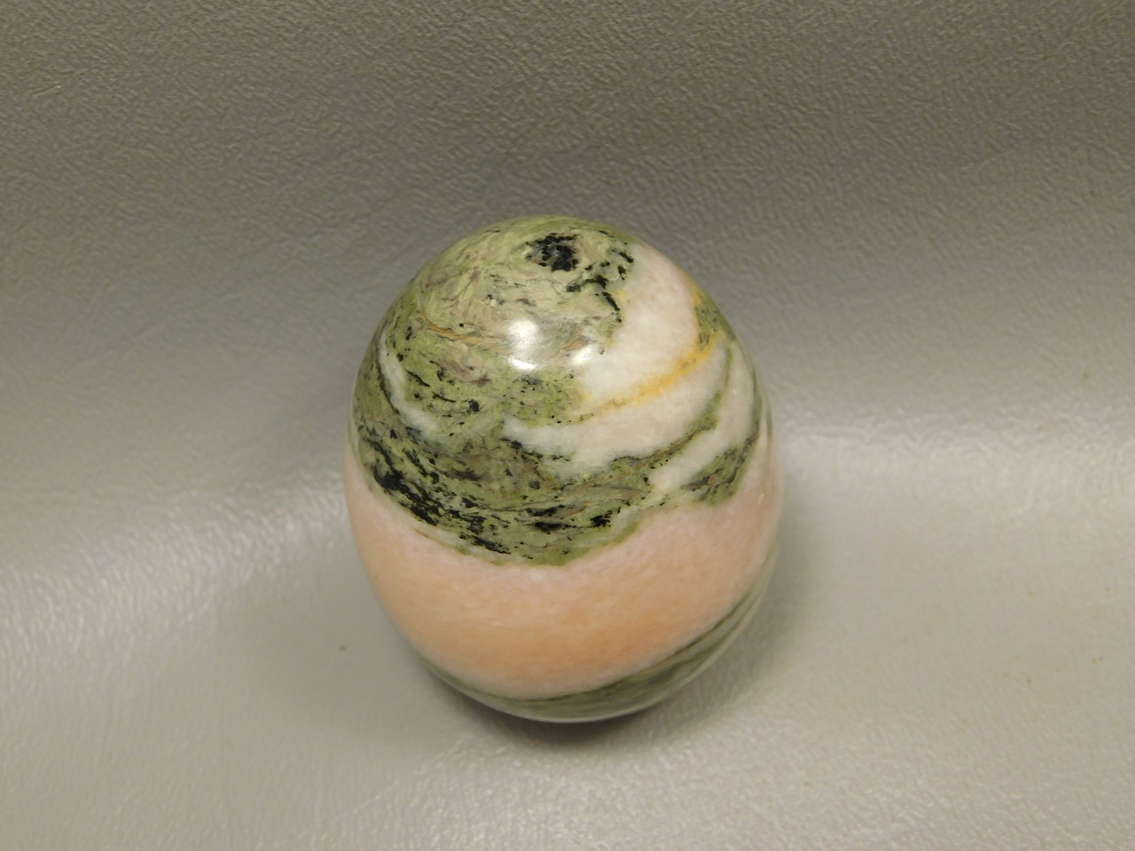 Harquahala Marble  Stone Egg Shaped 2.2 inch Pink Rock Arizona #O3