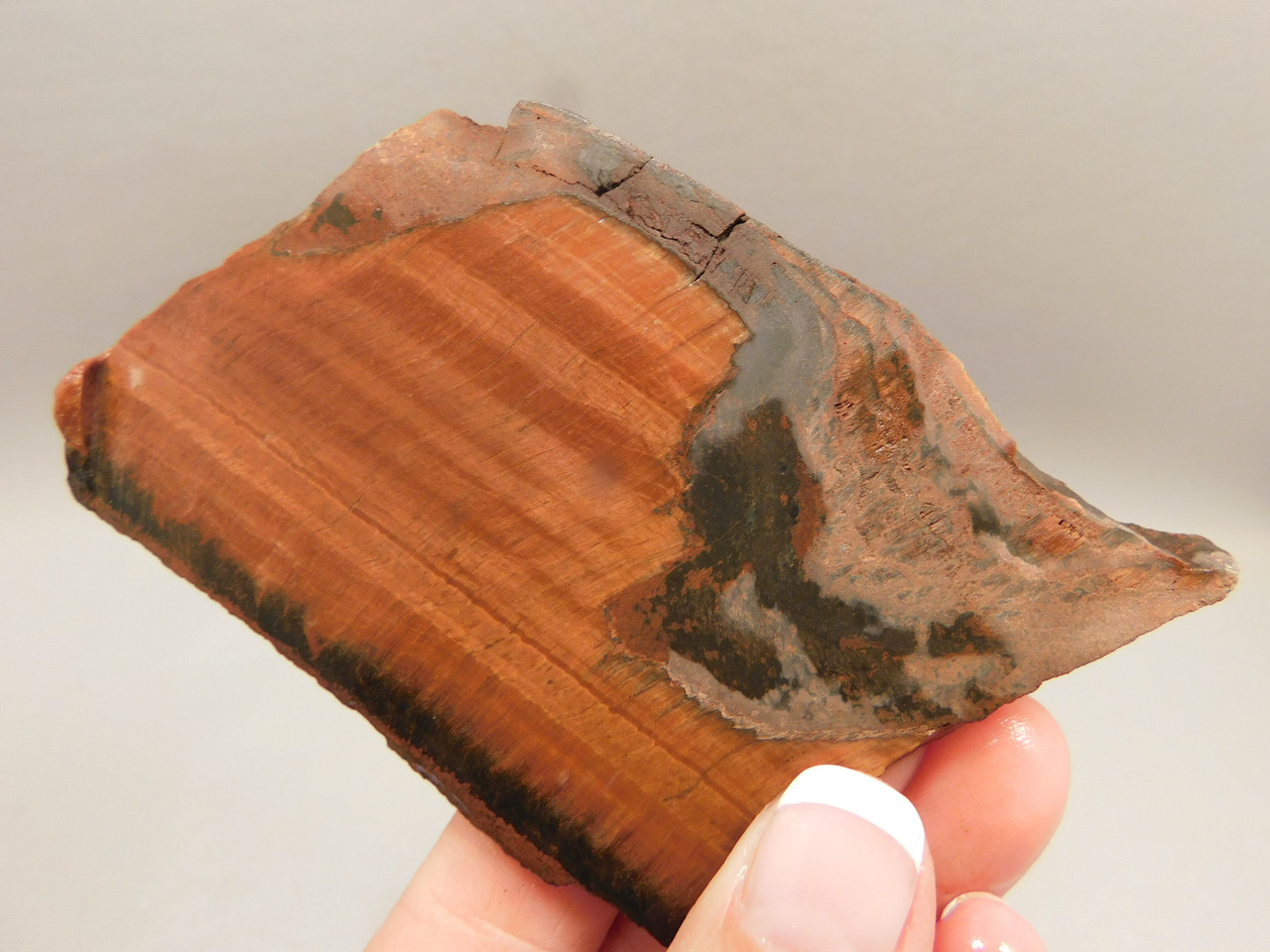 Red Tigereye Rough Rock Lapidary Tigers Eye Stone Slab Cabbing #O14