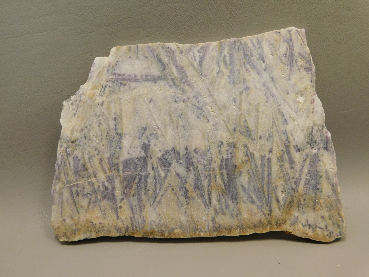 Purple Sagenite Stone Slab Lapidary Rough Rock #O5