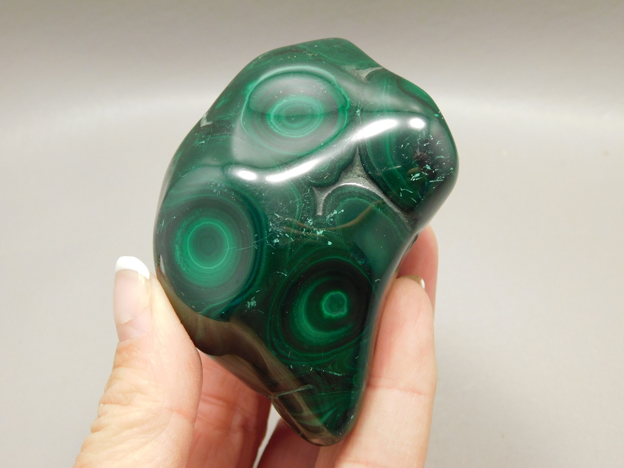 Malachite Polished Stone Green Rock Carving Africa #O2