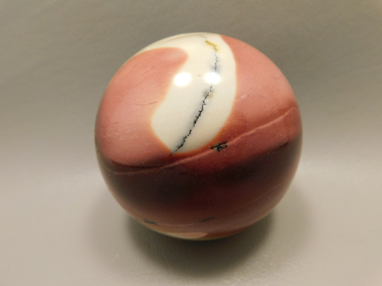 Mookaite Jasper 2.75 inch Stone Sphere Australia 70 mm #O40