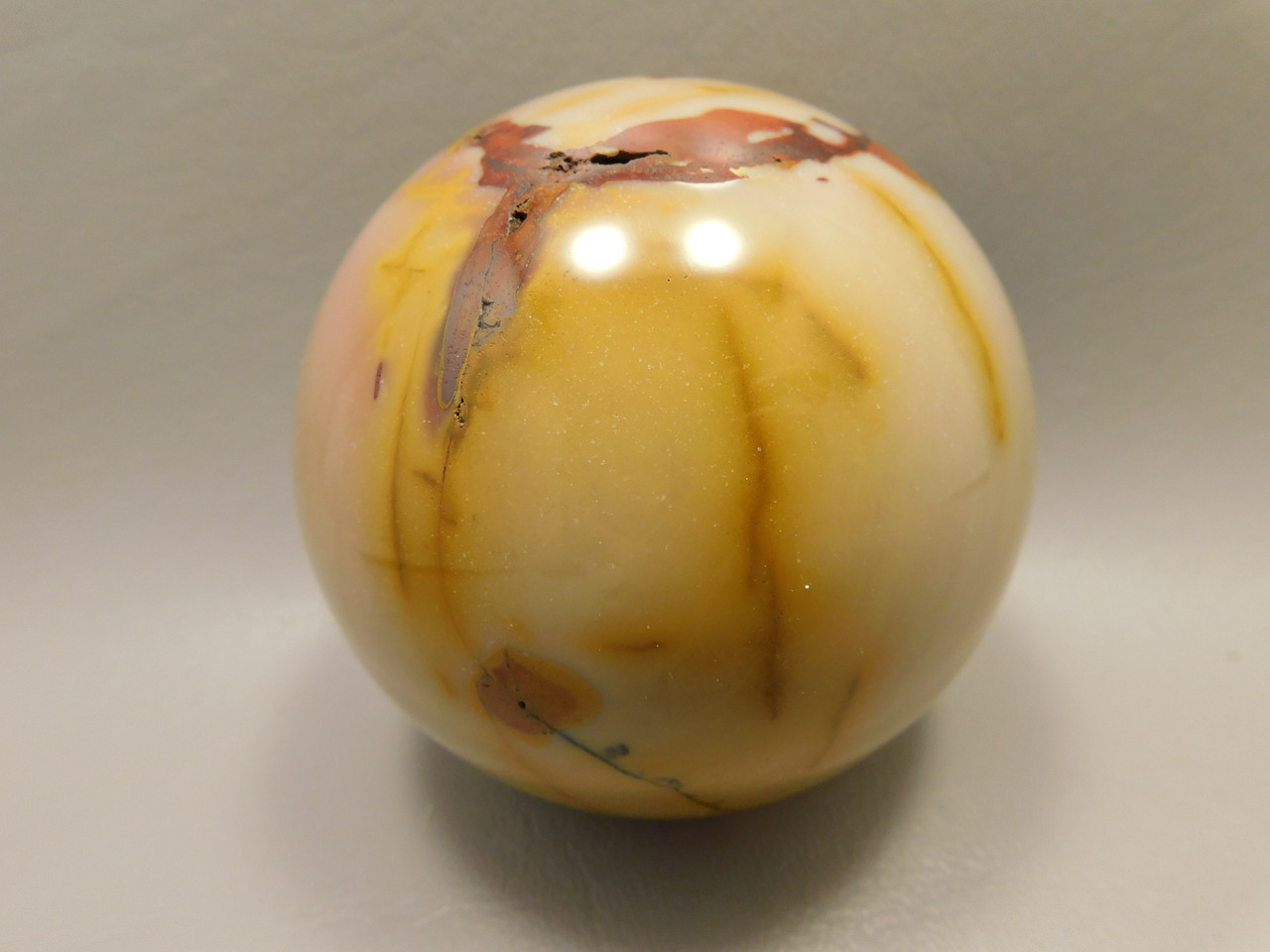 Mookaite Jasper 3.2 inch Stone Sphere Australia 82 mm #O42