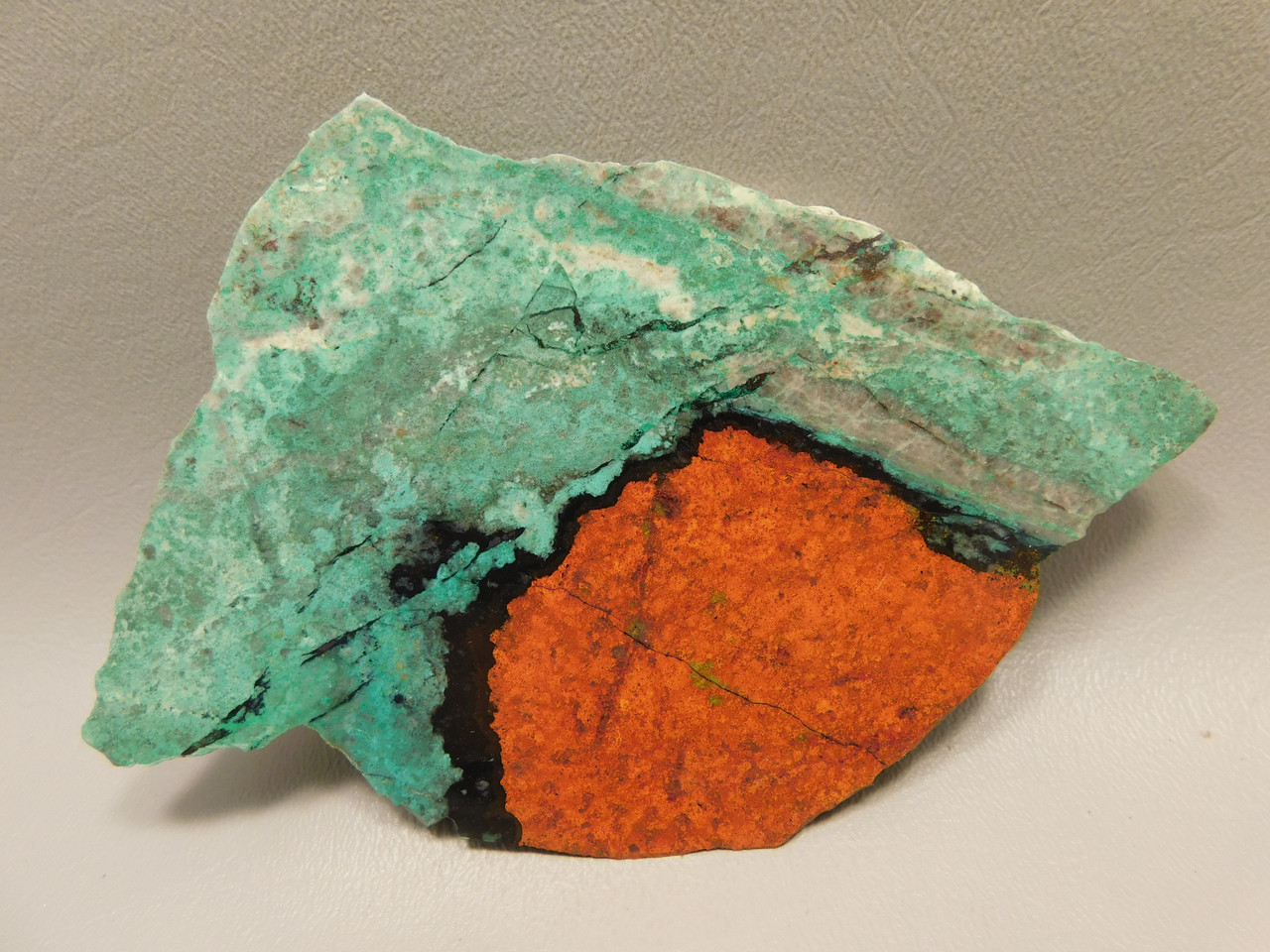 Sonora Sunset Polished Stone Slab Chrysocolla Cuprite #O14