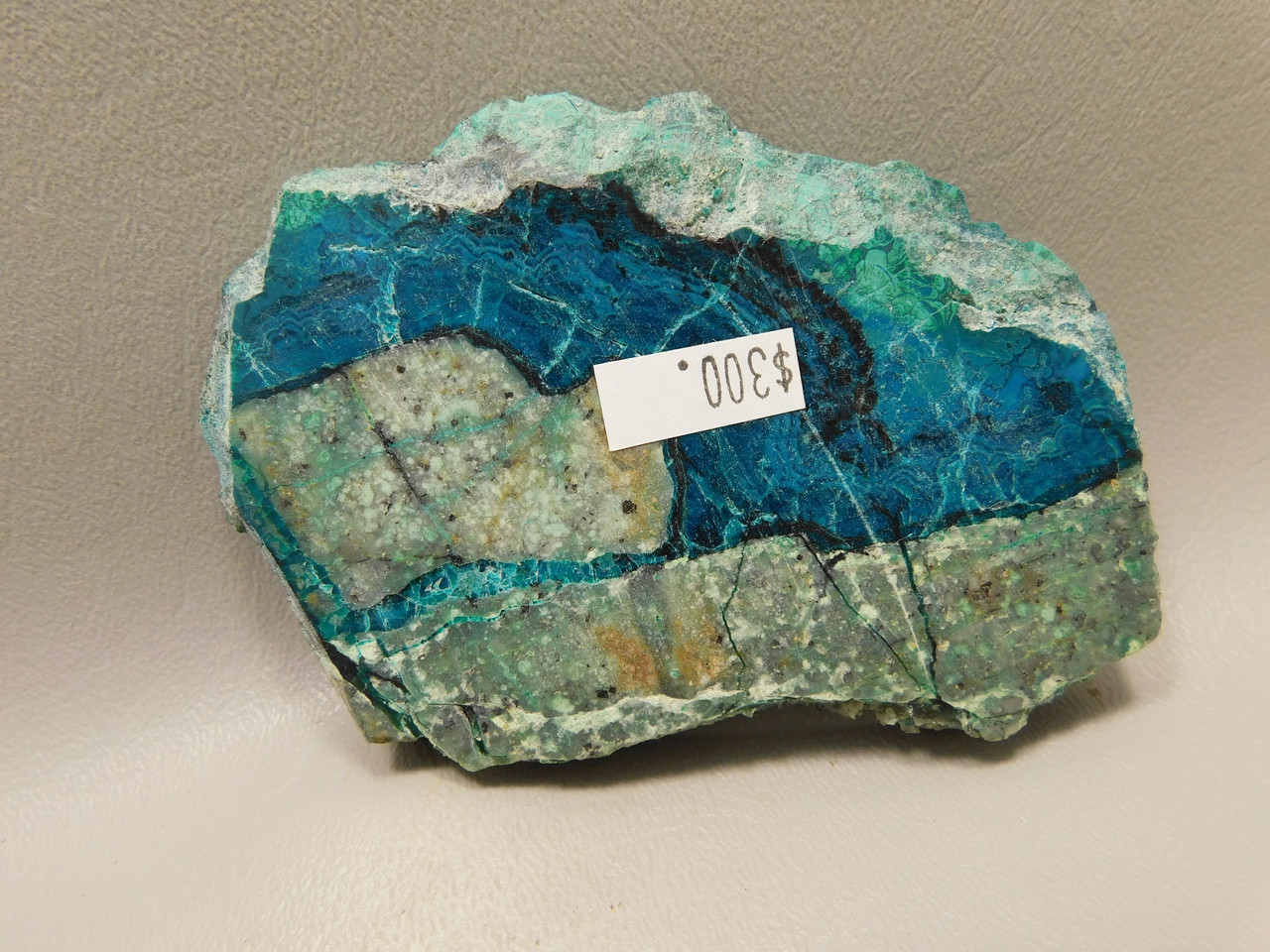 Chrysocolla Malachite Polished Stone Slab #O2