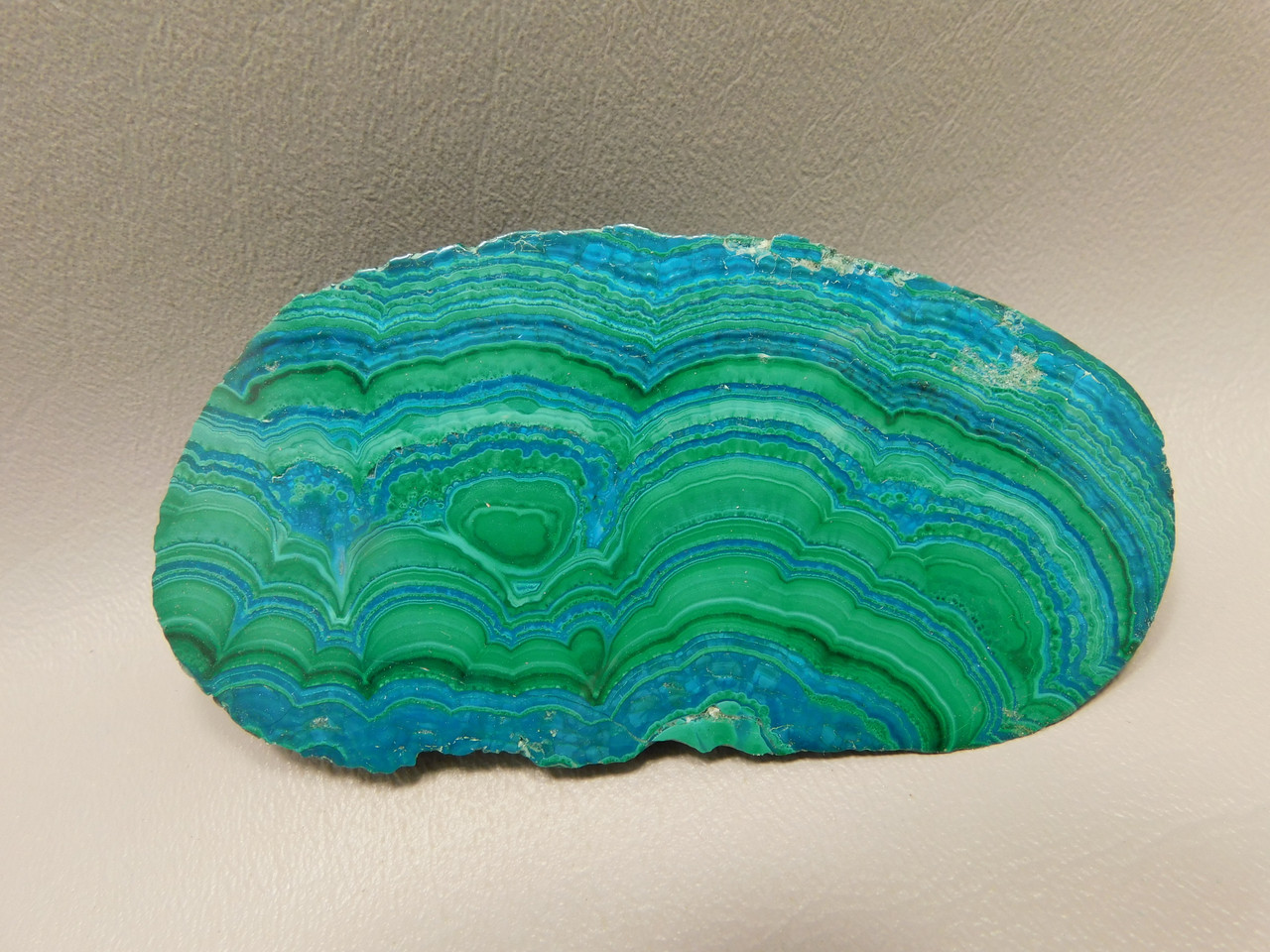 Banded Chrysocolla Malachite Polished Stone Africa #O21