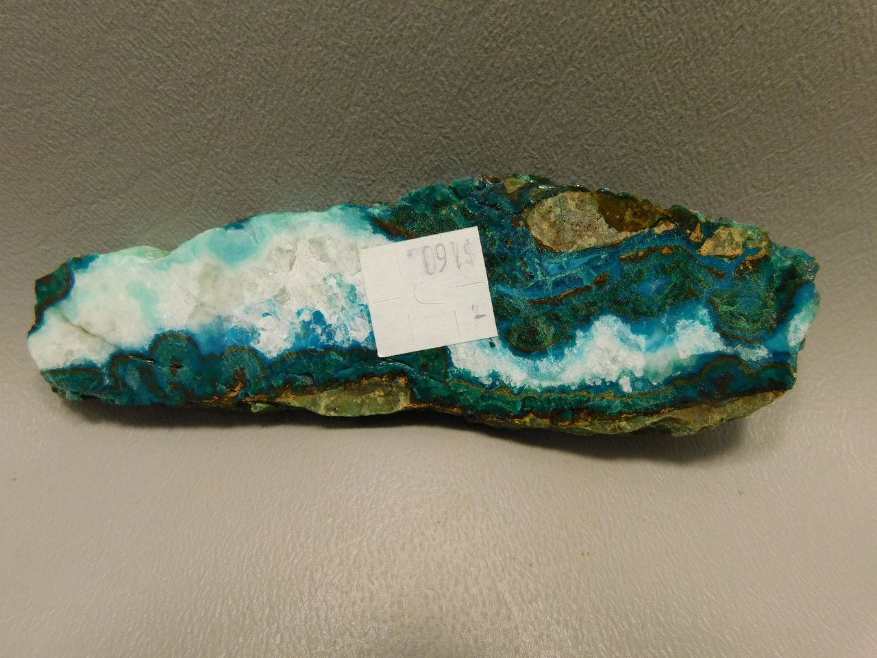 Chrysocolla Malachite Polished Stone Slab Bagdad Arizona #O13