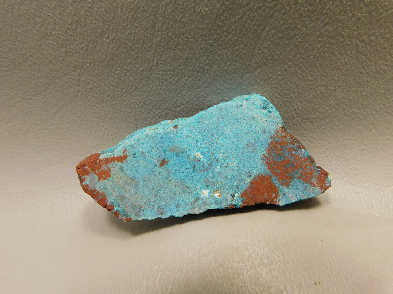 Gem Silica Chrysocolla Cuprite Unpolished Stone Slab Rough Rock #O101