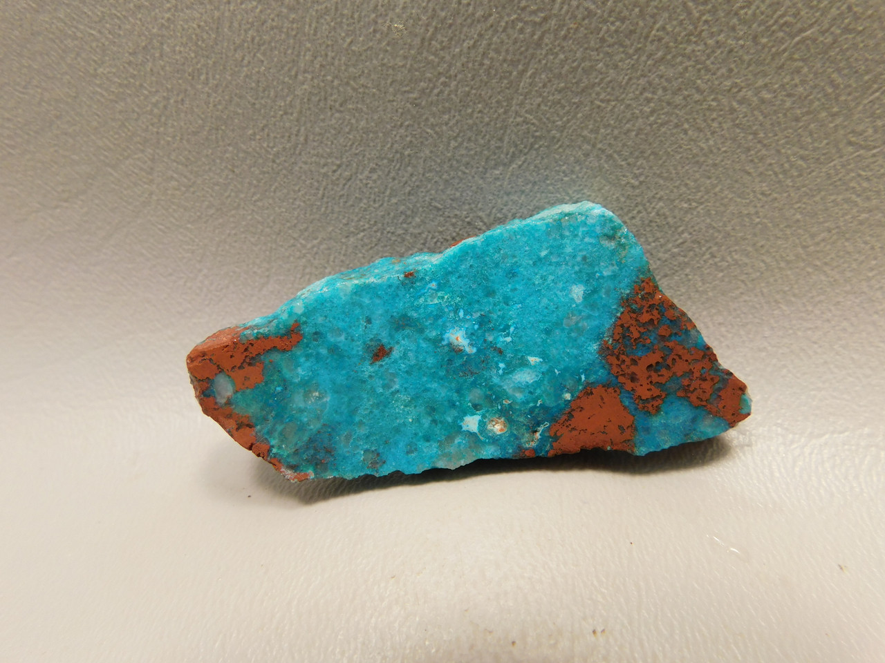 Gem Silica Chrysocolla Cuprite Unpolished Stone Slab Rough Rock #O101