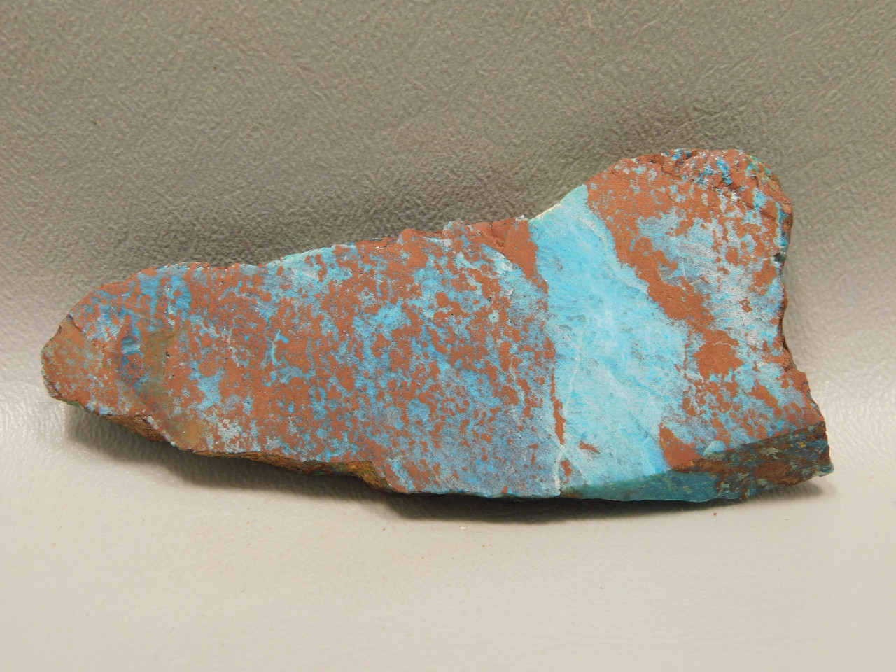 Chrysocolla Cuprite Unpolished Stone Slab Rough Rock #O105